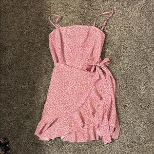 SHEIN Pink Floral Mini Dress